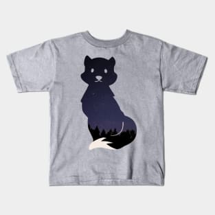 Twilight star fox pattern - Nightsky Kids T-Shirt